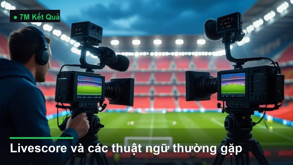 hệ thống camera truyền hình trực tiếp trận đấu - livescore và các thuật ngữ thường gặp